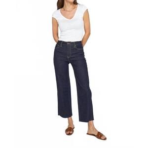 NEW OLIVER LOGAN aberdeen wide leg crop jeans in timbers
